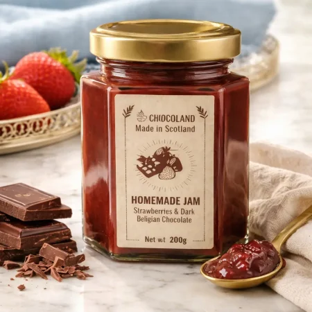 Belgian Chocolate with Strawberry Jam - Chocoland
